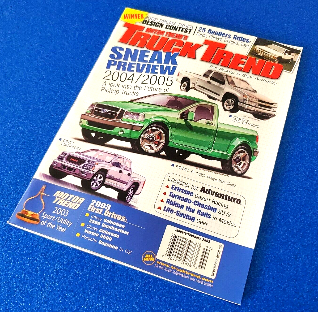 MOTORTREND'S TRUCK TREND SNEAK PREVIEW 2004/2005 LOOK INTO THE FUTURE JAN/FEB 03