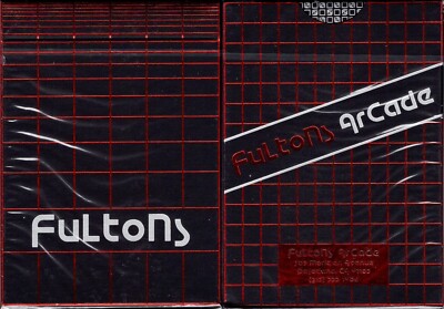 Fulton's Arcade Playing Cards Poker Size Deck USPCC Custom Limited New Sealed