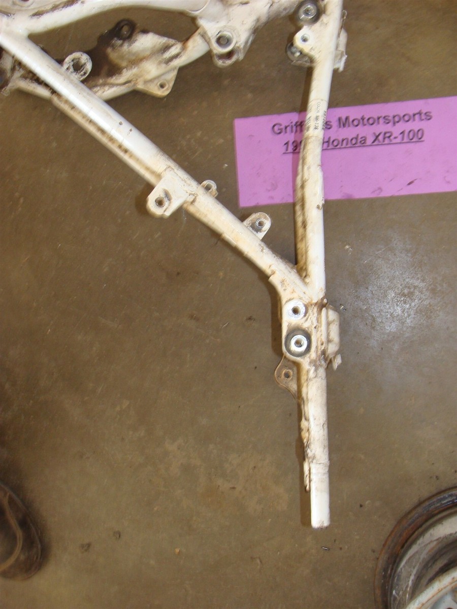 1992 89-01 HONDA XR100R oem straight original frame chassis 1992 89-01 HONDA XR100R oem straight original frame chassis