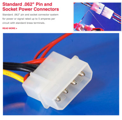 MOLEX 2,3,4,6,9,12 Pins Male Female Housing w/Terminal, .062'' Plug & Receptacle