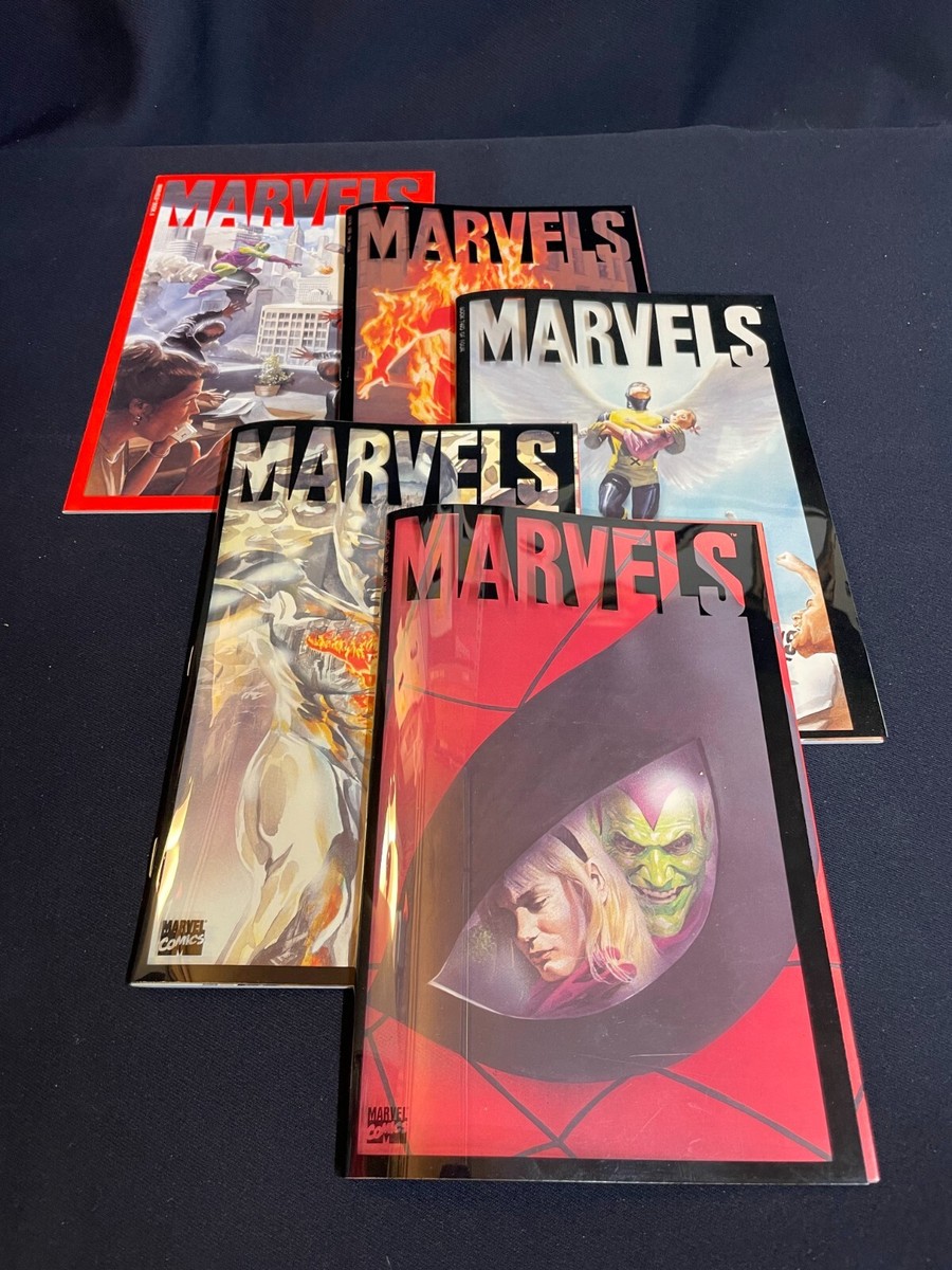 Marvels #0-4; complete series; 5 books; Kurt Busiek, Alex Ross