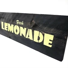 Old West Distressed Primitive Country Wood Sign - Fresh Lemonade  5" x 16"