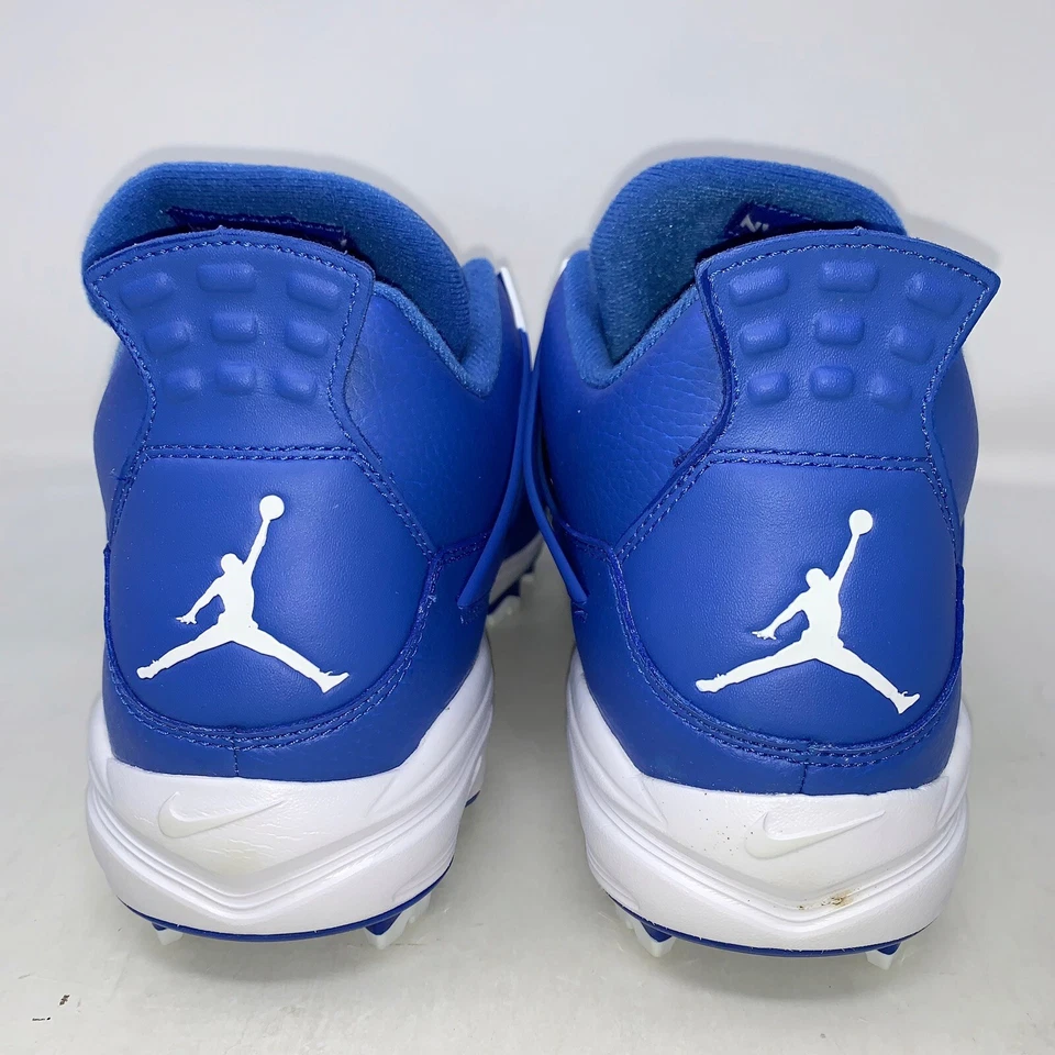 Botines de béisbol Air Jordan 4 MCS azul real, talla 12 nuevos en caja 807709-401 Foto 3 de 4