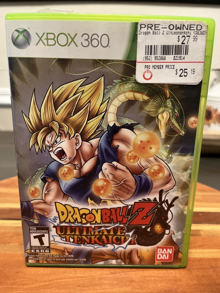 Dragon Ball Z Ultimate Tenkaichi Xbox 360 CIB DBZ Complete