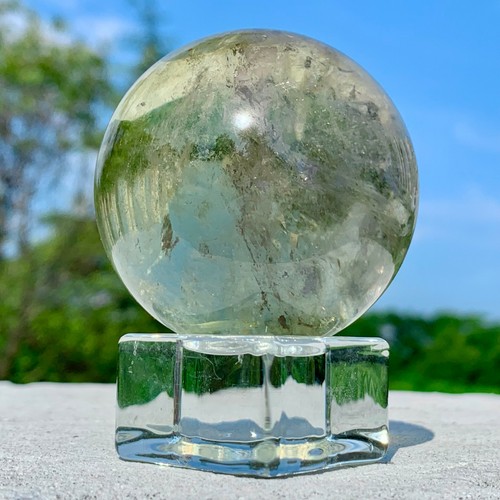 237G AAA grado naturale arcobaleno sfera citrino cristallo quarzo chakra guarigione - Foto 19 di 24