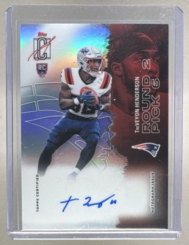 2025 Topps Signature TreVeyon Henderson Rookie Class Autographs (RAW)