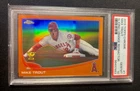 2013 Topps Chrome MIKE TROUT Rookie Cup  Orange Refractor #1 PSA 10