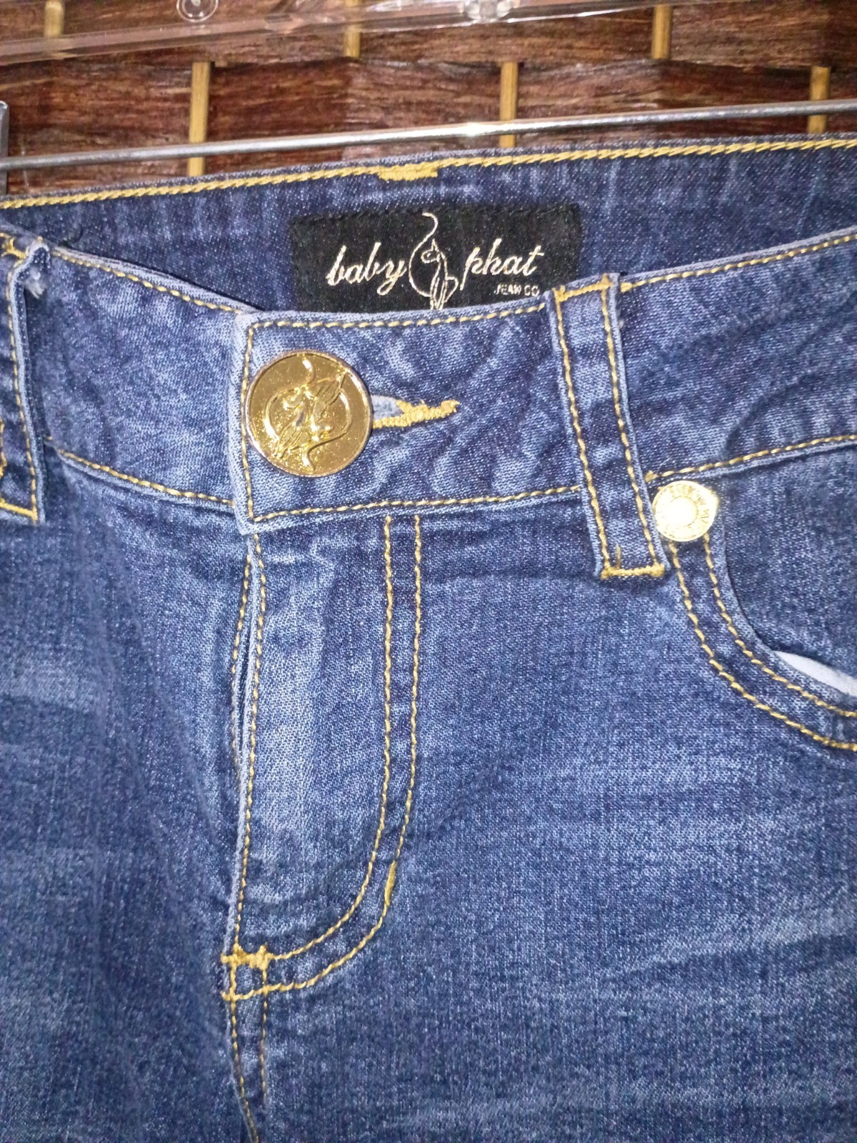 Vintage Baby Phat Jeans Y2k size 8p - Gem