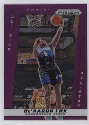 2024-25 Panini Prizm Deca All-Star Purple Prizm 42/99 De'Aaron Fox #270 0xh3