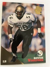 Miami Dolphins Colorado Ronnie woolfork gold stamp rookie football card Cscan