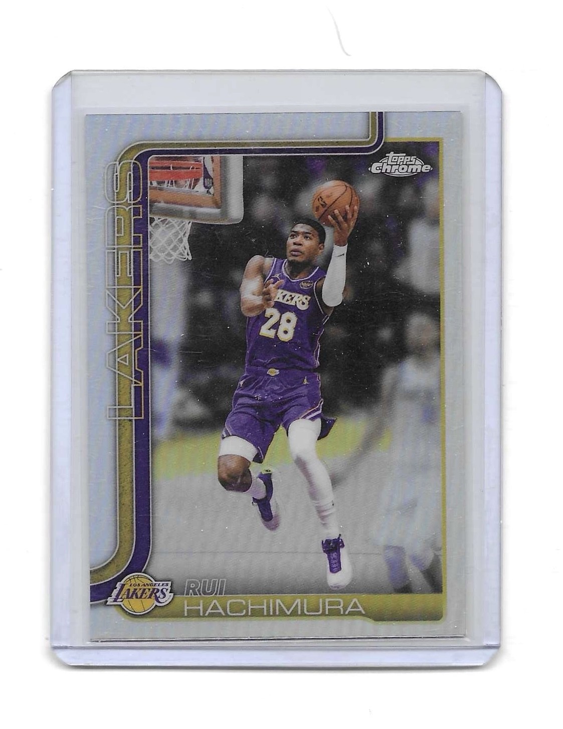 2025-26 Topps Chrome Update 107 Rui Hachimura Refractor