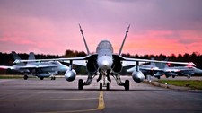 military McDonnell Douglas FA 18 Hornet aircraft vehicle American a 11x17 Poster
