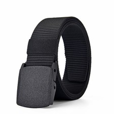 Canvas Webbing Belt 3.8cm Lightweight Quick Dry Unisex Outdoor Waist Belts