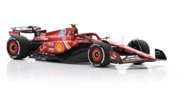 LOOK SMART, FERRARI SF-24 #55 2° GP Abu Dhabi 2024 C.SAINZ, 1/43,  LOSLSF1071 - Immagine 3 di 4