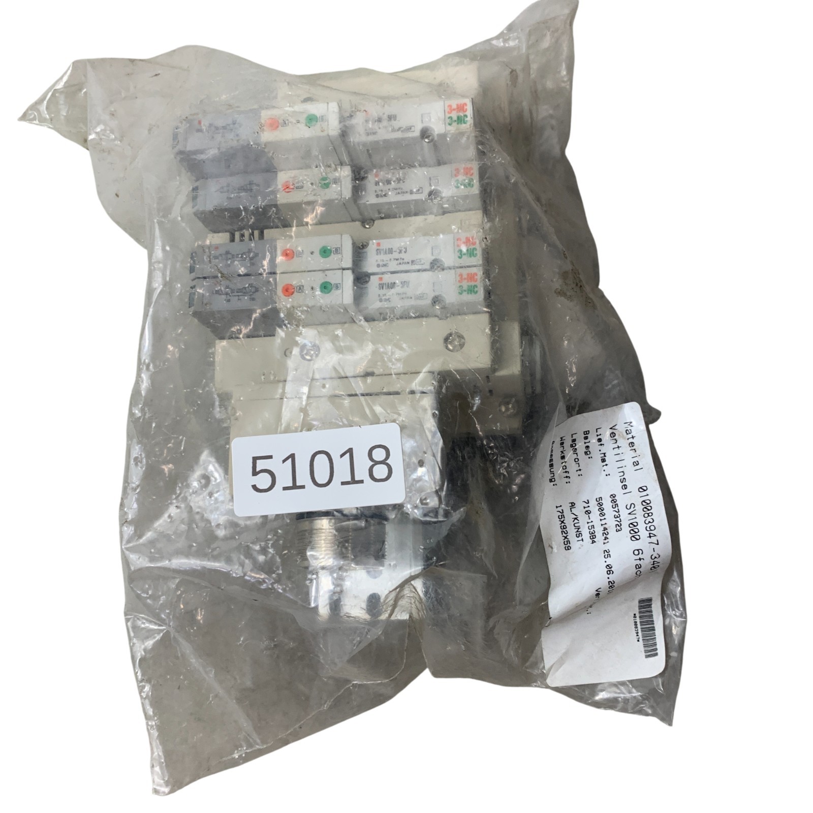 SMC SV1000 6-Fold Valve Island