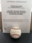 Dodgers Old Timers Autographed Baseball 14 Signatures Stacks Of Plaques COA