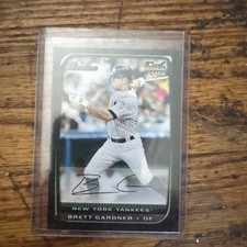 2008 Bowman Brett Gardner Rookie Card #BDP18 NY Yankees. rookie card picture