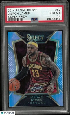 2014 Panini Select LeBron James Silver Prizm PSA 10