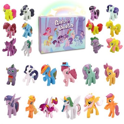 Calendario Avvento Unicorno 2025 – 24 Unicorni Da Dipingere, 18 Colori, 6 Pennelli, Adesivi Floreali – Natale Fai Da Te Per Bambine