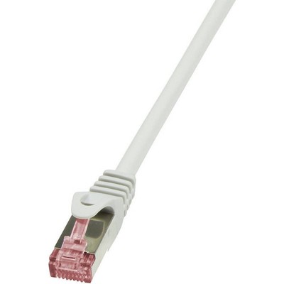 Logilink CQ2032S CAT6 S/FTP PIMF PrimeLine Patch Cable, 1 Meter Length, Grey, Gr