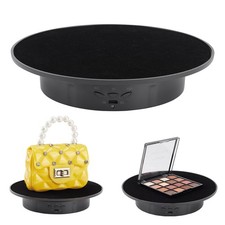 Motorized Rotating Display Stand, 360 Degree Electric Black
