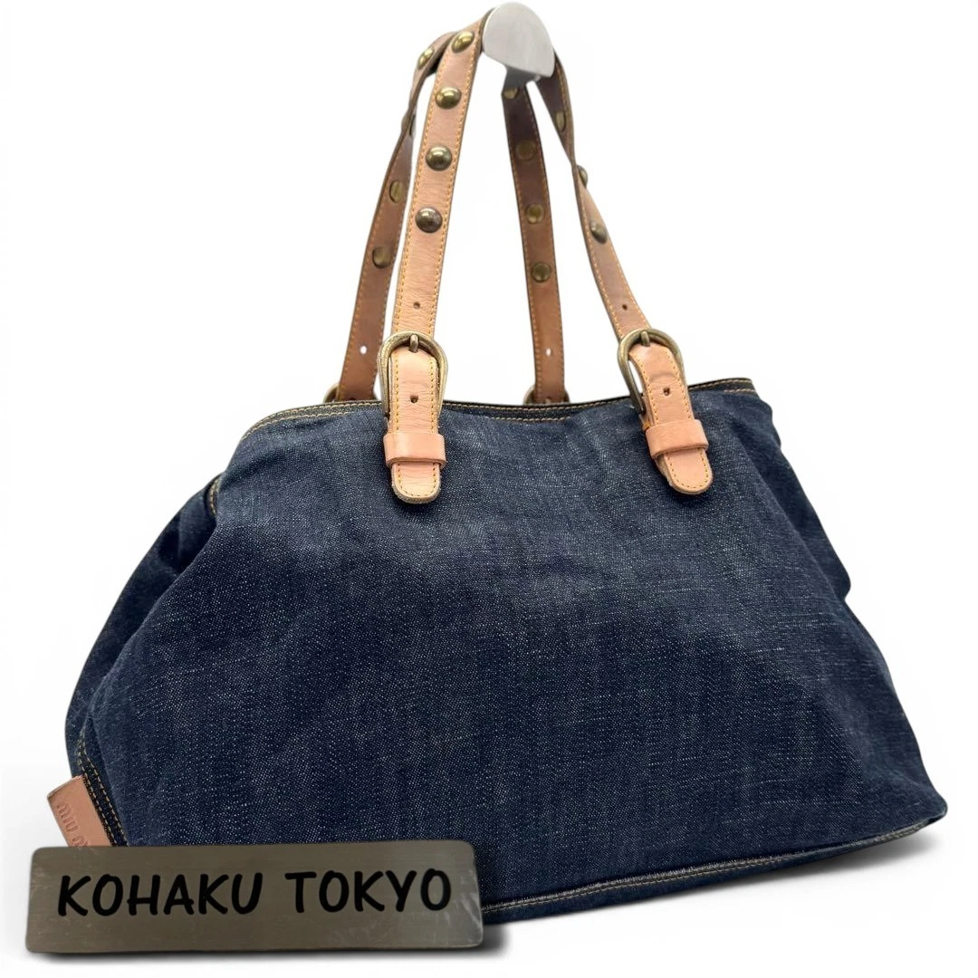 Blue Miu Miu Tote Bags & Handbags for Women for sale | eBay