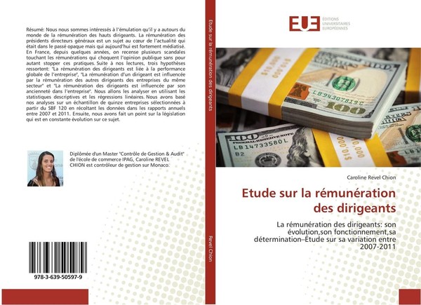 Etude Sur La RéMunéRation Des Dirigeants Caroline Revel Chion-image
