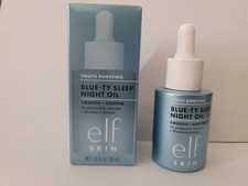 E.L.F. Skin Youth Boosting BLUE-TY Sleep Night Oil Smooth  Soothe 1.0 Fl Oz NIB