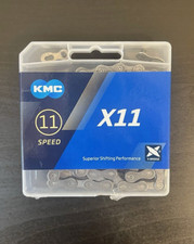KMC X11 11-Speed 118L Bike Chain Gray Stretch-Proof fits Campy SRAM Shimano