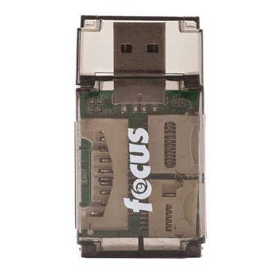 Focus All in One High Speed USB 2.0 Card Reader Black 