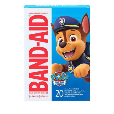 Bandages Nickelodeon Paw Patrol Assorted Sizes Box Of 20 By Band-Aid
