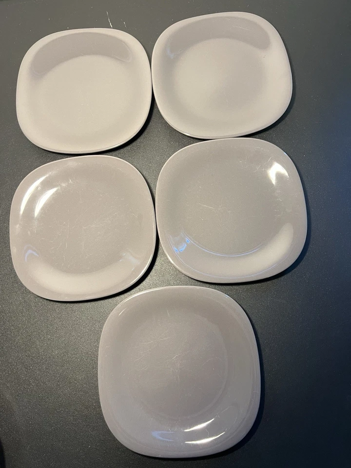 Mikasa Japan Vintage 1980s Color Classics Charcoal Gray 5 Dinner Plates, 10.5” - Image 2 of 4