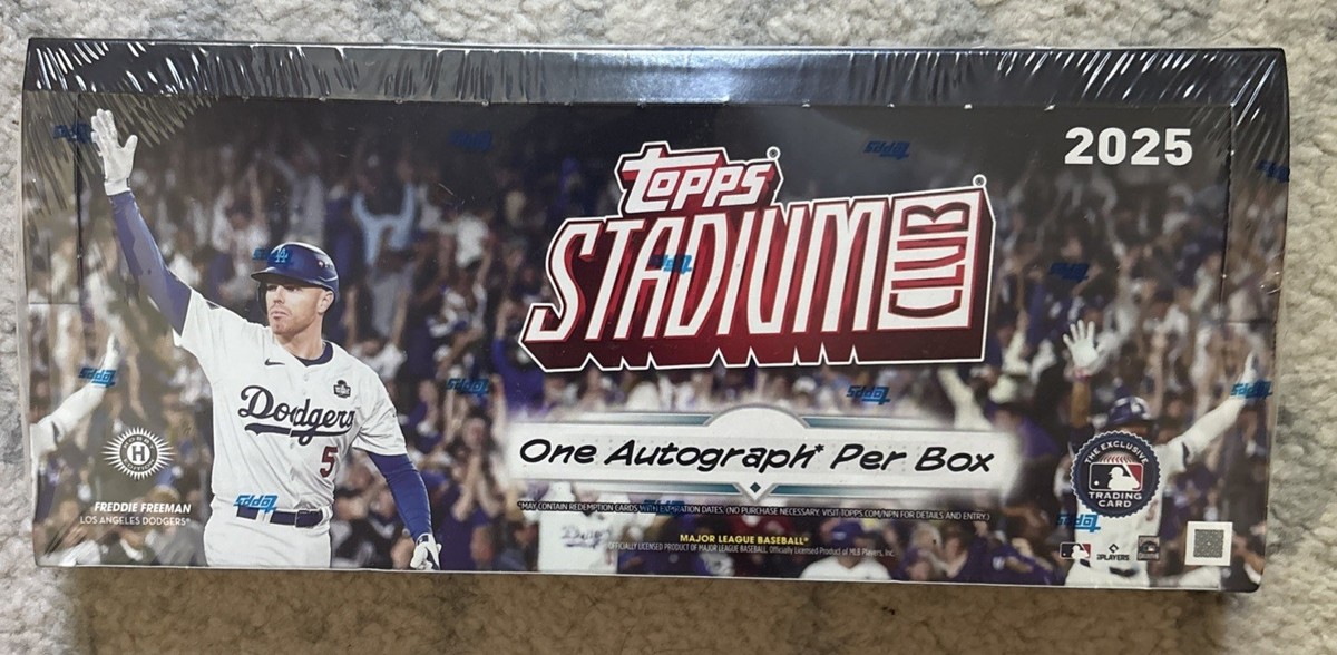 2025 Topps Stadium Club Baseball Hobby Box Factory Sealed | eBay