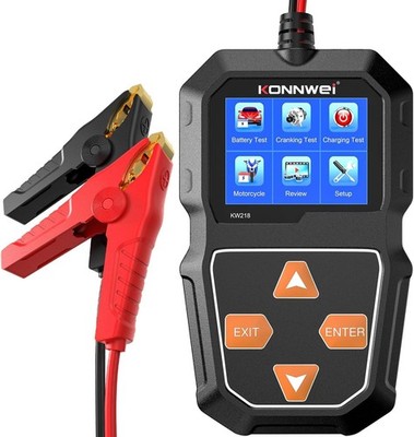 KONNWEI KW218 6V 12V Battery Tester Car 100-2000 CCA Charging System Analyzer...