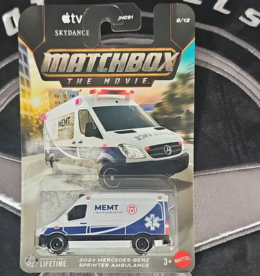 Matchbox The Movie 2024 Mercedes-Benz Sprinter Ambulance  White 2026.