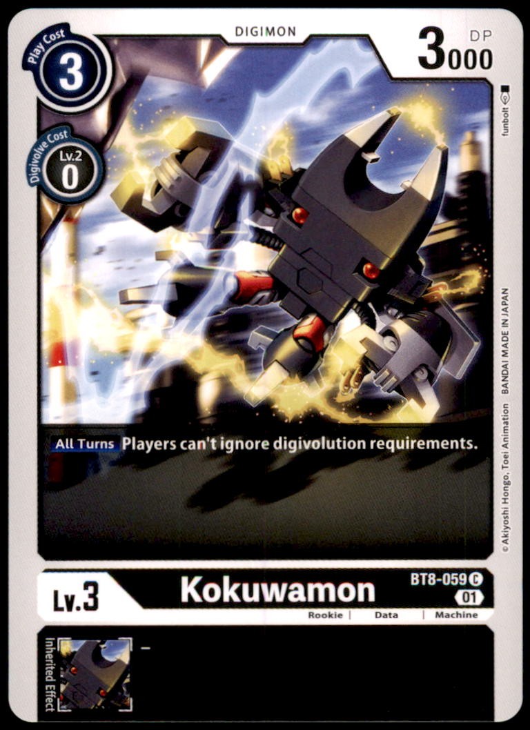 Digimon - Kokuwamon BT8-059 C - Normal - New Awakening
