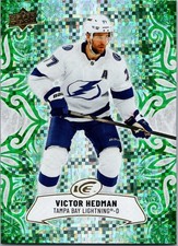 2024-25 UD Ice Hockey Victor Hedman  Emerald Green Parallel Tampa Bay Lightning 