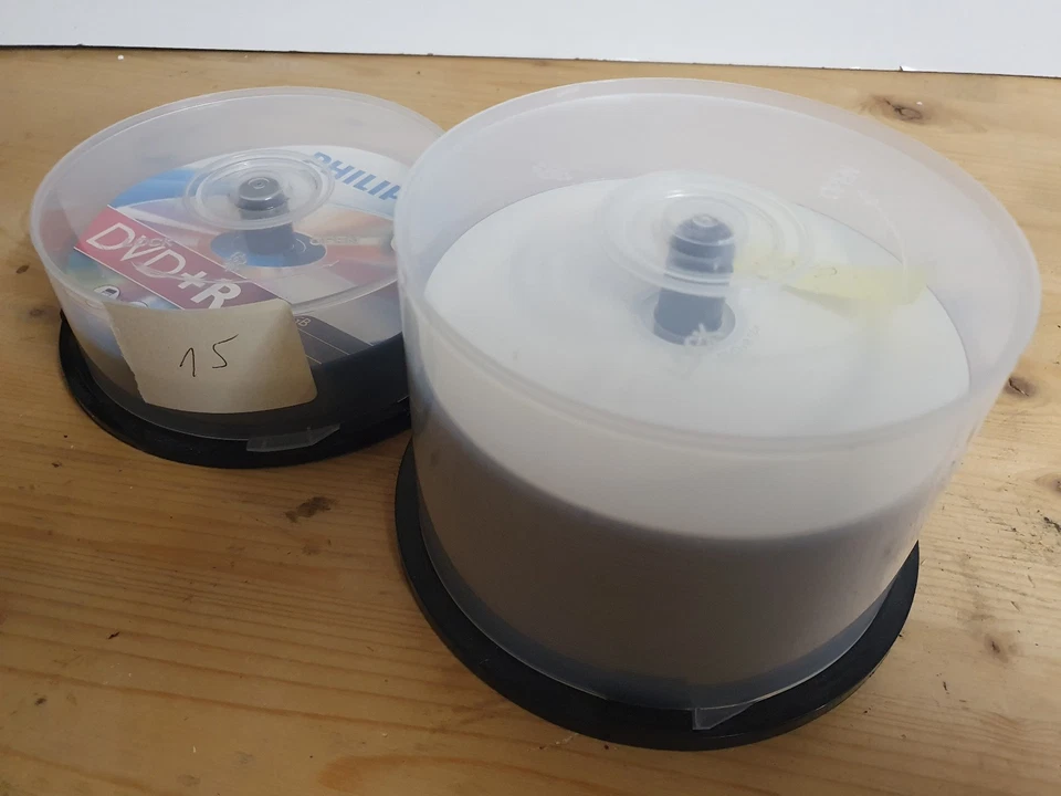 55 Rohlinge DVD+R 4,7GB 15x Philips, 40x Hersteller unbekannt - Bild 3 von 4
