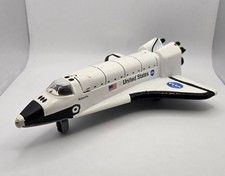 NASA U.S.A. Space Shuttle Atlantis 8" Die Cast Pull Back Toy Broke Stabilizer