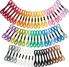 60PCS Embroidery Threads Cross Stitch Threads for Adults & Beginners, 52 Colours