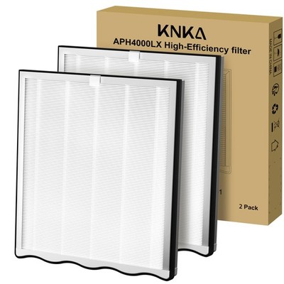 Genuine Air Purifier Filter for APH4000, 2-Pack High-Efficiency & Activated C...