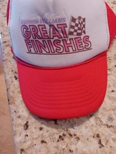 VTG Sherwin-Williams Great Finishes Baseball Hat SnapBack Red Brim White Front