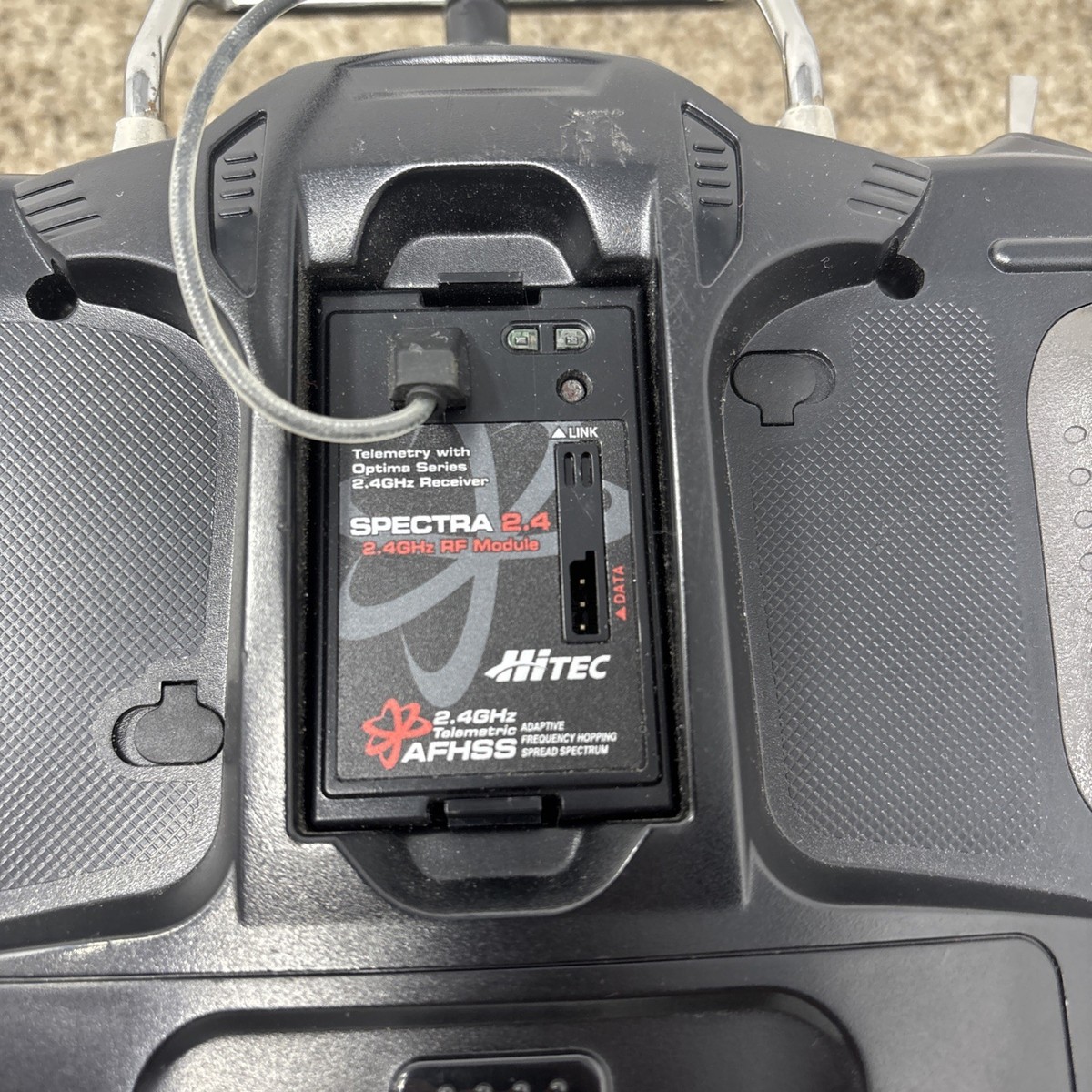 Hitec Hi-Tec Aurora 9 transmitter + Spectra 2.4 receiver UNTESTED