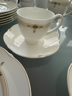 Paloma Picasso Montserrat Bone China Porzellan Kaffee Service 8 Pers Neu wertig