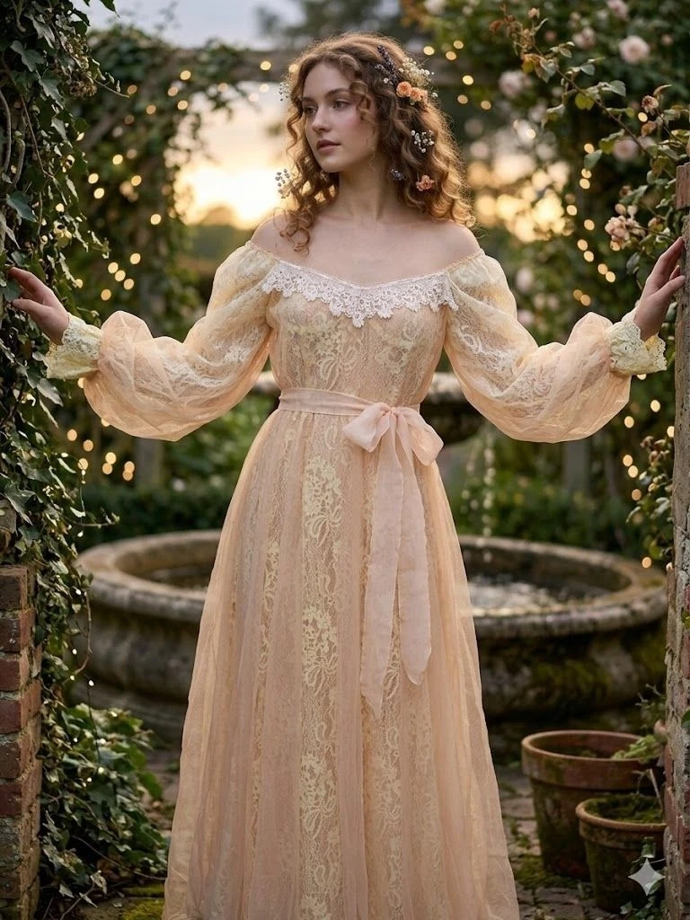 strapless open back dress Princess Off Shoulder Homecoming Dress M I Retro Fairy main image 0