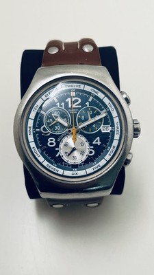 SWATCH IRONY CHRONO STAINLESS STEEL SR936SW 4 JEWELS LIMITED EDITION