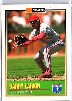 Barry Larkin 1993 Duracell Power Players II #17 - Cincinnati Reds