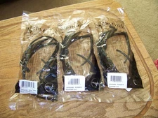 Lot of 3 Jackson Nemesis/RX Safety Glasses Blk Frame Smoke & Smoke Mirror Lens