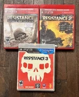 Resistance 1, 2 & 3 Trilogy Complete Collection PlayStation 3 PS3 Bundle Lot CIB