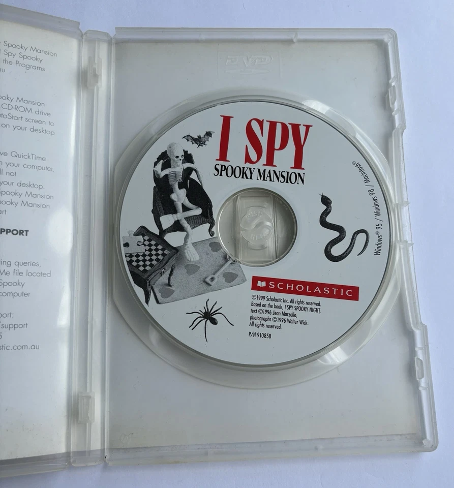 I Spy Spooky Mansion CD-ROM Scholastic PC For Kids - Free Aus Post! NO CD KEY - Image 3 of 3